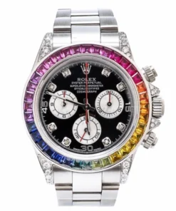 DAYTONA RAINBOW DIAMOND SILVER STAINLESS STEEL 40MM 116599 RBOW