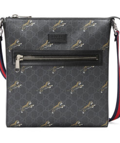 Gucci Bestiary Messenger With Tigers