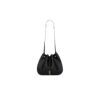 PARIS VII LARGE FLAT HOBO BAG IN SMOOTH LEATHER