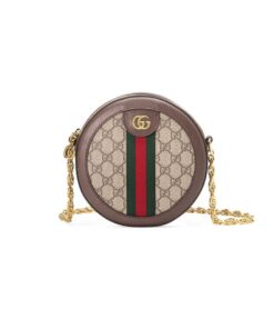 Ophidia GG mini round shoulder bag