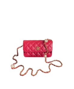 CHANEL Flap Phone Holder with Chain(HIGH-END GRADE)