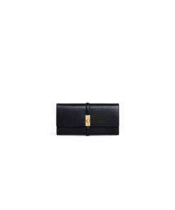 CELINE 16 Large Wallet in Shiny Calf Leather
