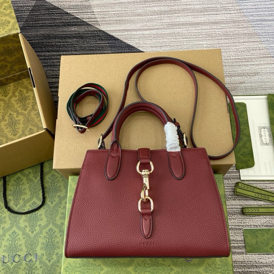 GUCCI SMALL TOTE BAG WITH HOOK CLOSURE - Image 2