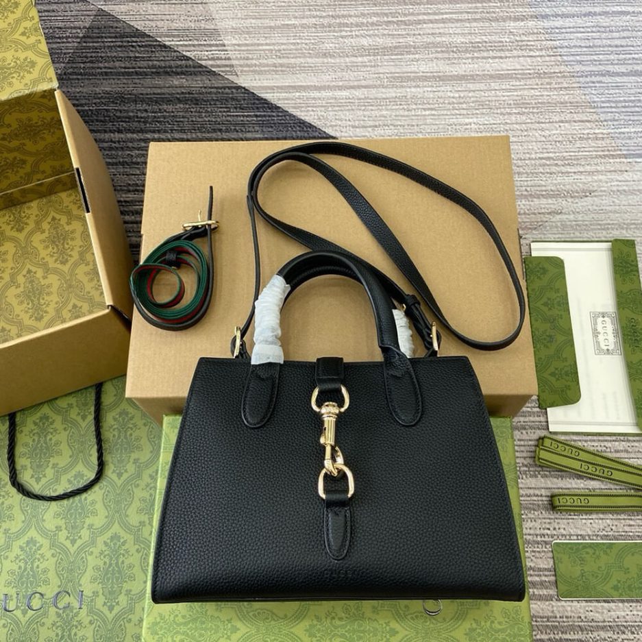 GUCCI SMALL TOTE BAG WITH HOOK CLOSURE - Image 2