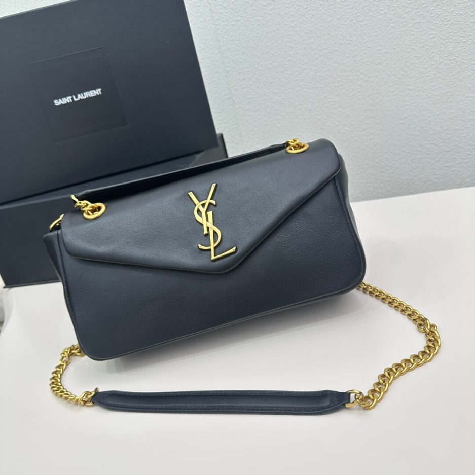 YSL CALYPSO small in plunged lambskin - Image 2