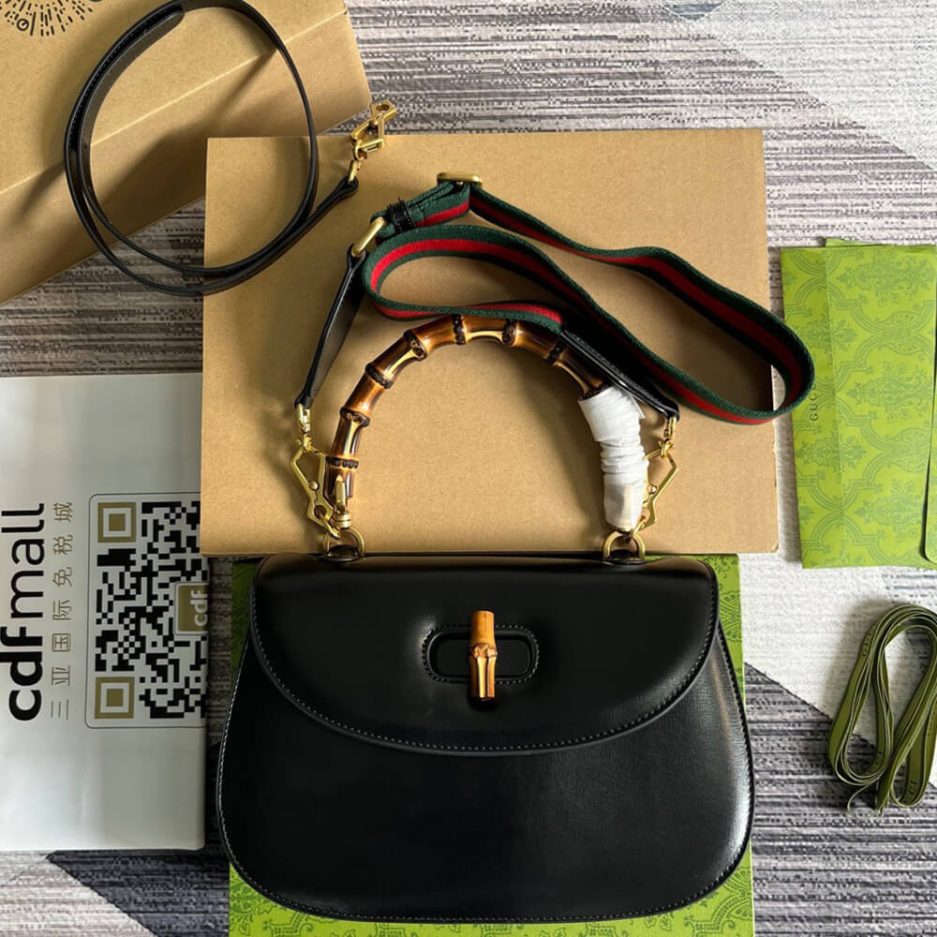 GUCCI BAMBOO 1947 MEDIUM TOP HANDLE BAG - Image 2