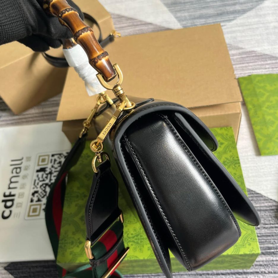 GUCCI BAMBOO 1947 MEDIUM TOP HANDLE BAG - Image 3