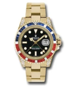 GMT MASTER 2 GOLDEN RAINBOW DIAMOND 40MM 116758 SAru-78208