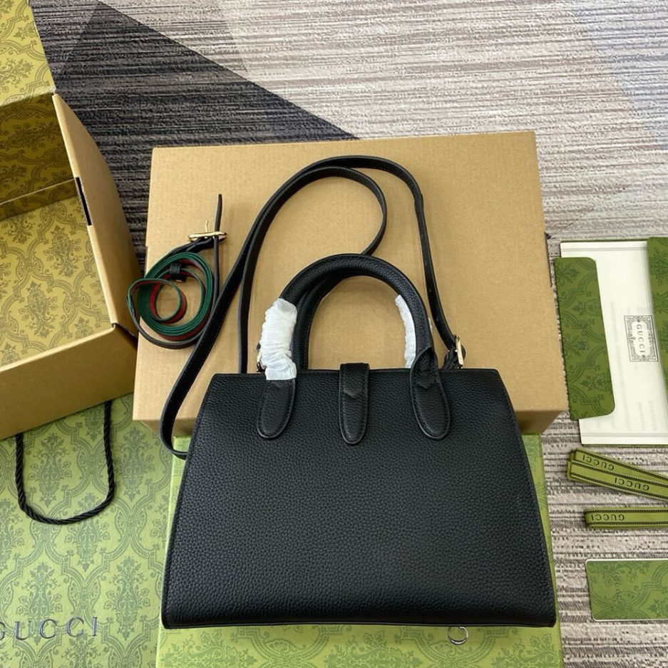 GUCCI SMALL TOTE BAG WITH HOOK CLOSURE - Image 4