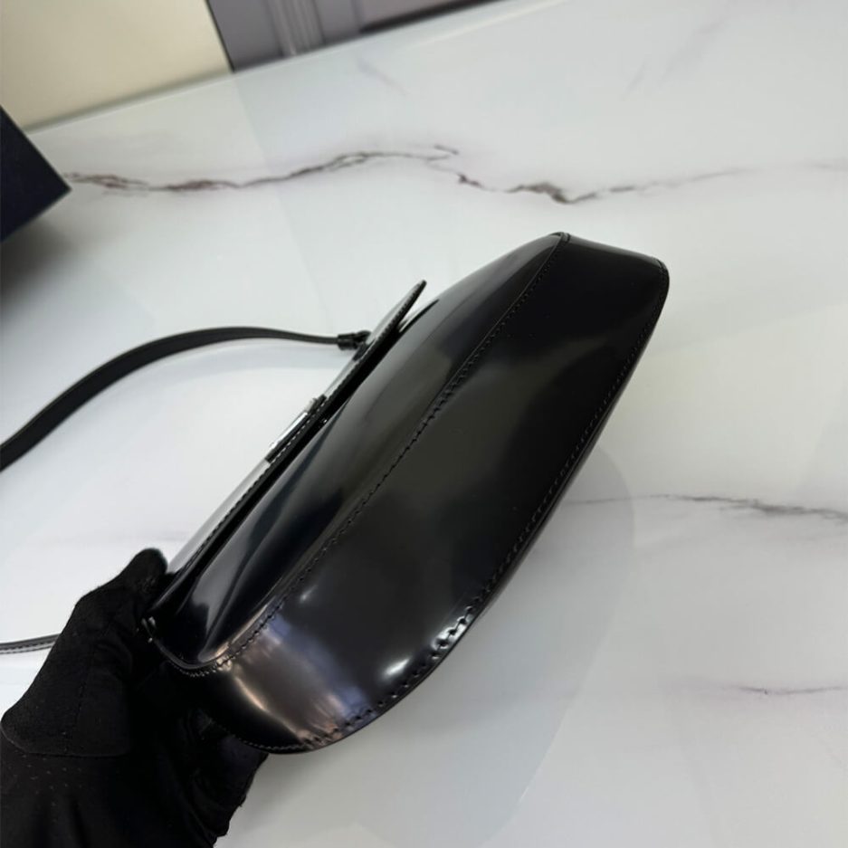 Small Prada Cleo brushed leather shoulder bag with flap - Image 5