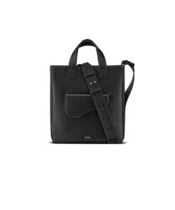 SADDLE TOTE BAG WITH SHOULDER STRAP