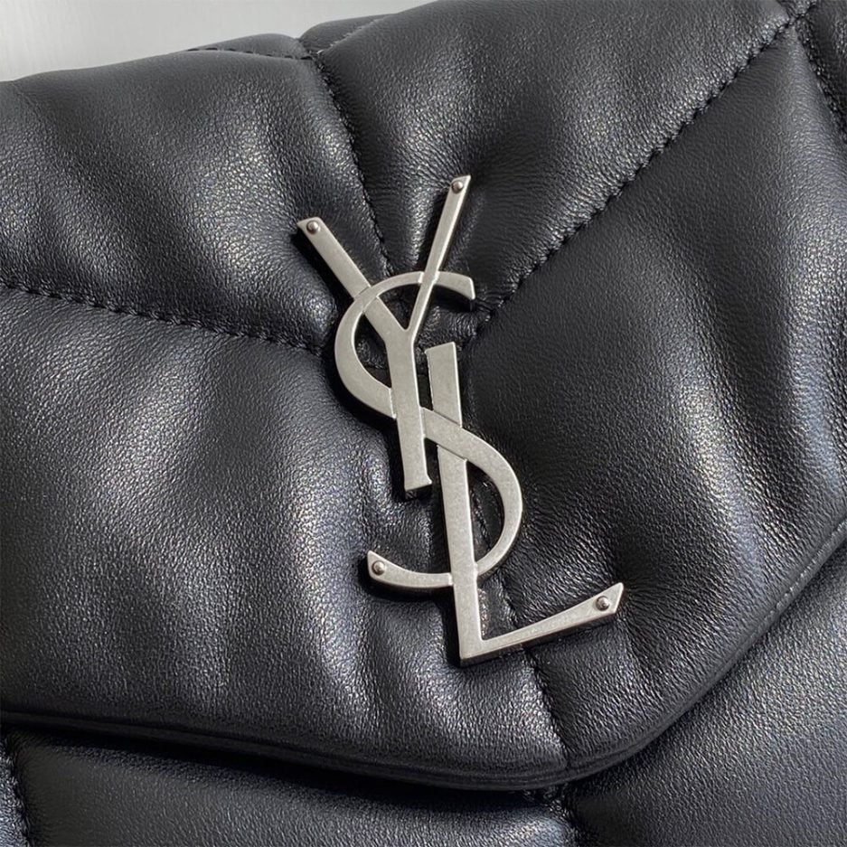 PUFFER SMALL CHAIN BAG IN QUILTED LAMBSKIN - Image 6