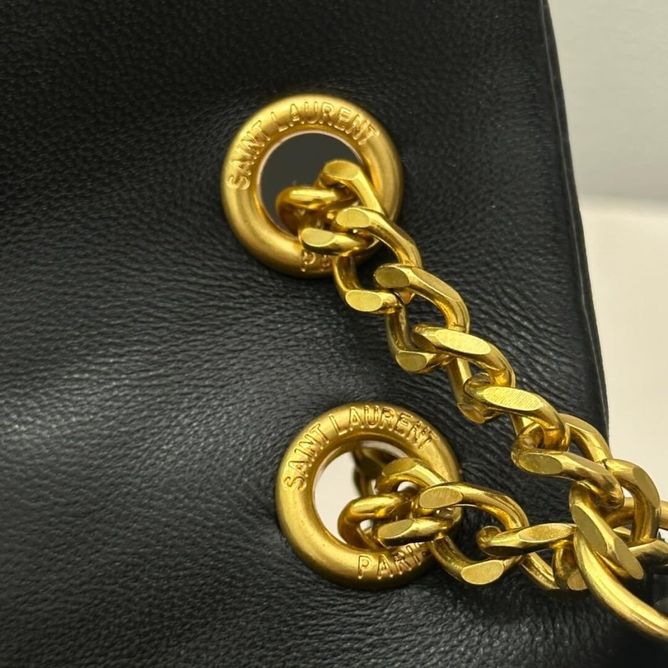 YSL CALYPSO small in plunged lambskin - Image 6