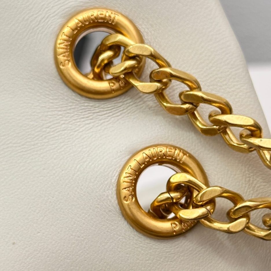 YSL CALYPSO small in plunged lambskin - Image 6