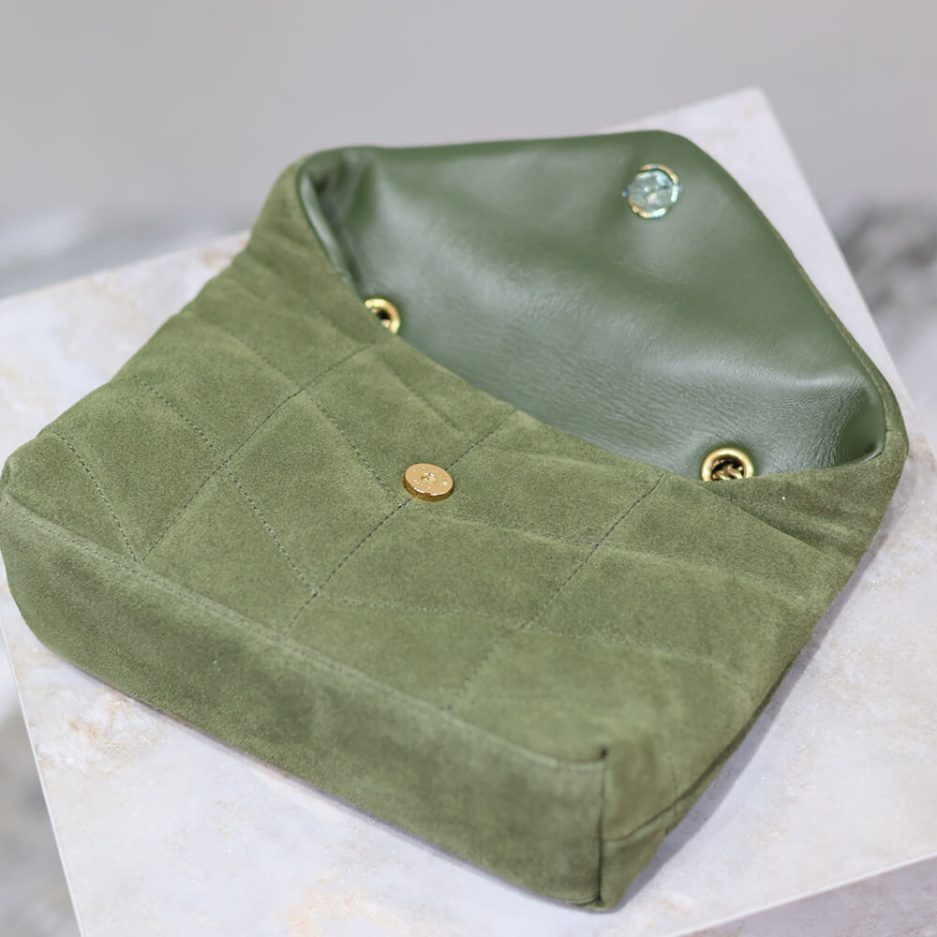 YSL Toy Puffer in suede - Image 7