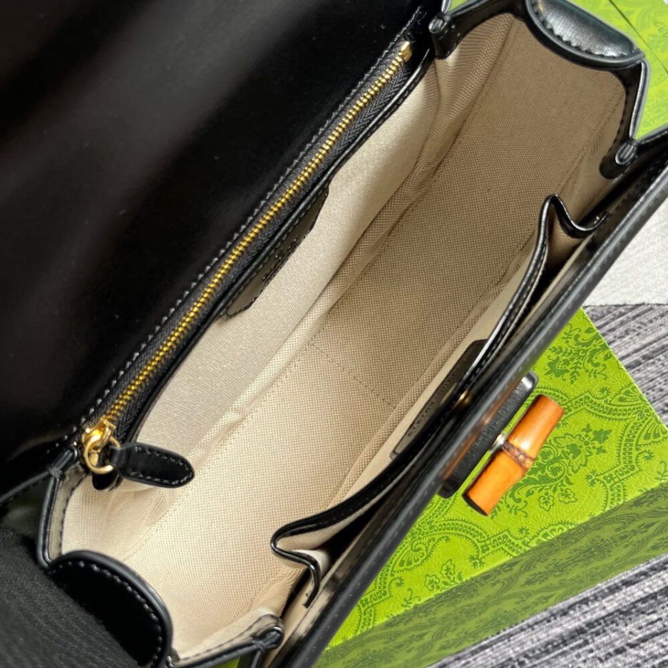 GUCCI BAMBOO 1947 MEDIUM TOP HANDLE BAG - Image 8