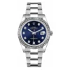 Rolex Datejust 116234 blue plate inlaid with 10 diamonds Watch