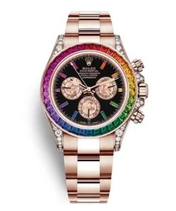 Rolex 116595 RBOW Cosmograph Daytona Rainbow 18k Rose Gold